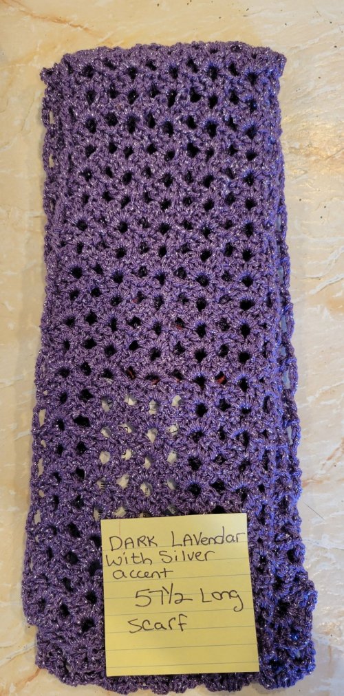 Lavendar Scarf