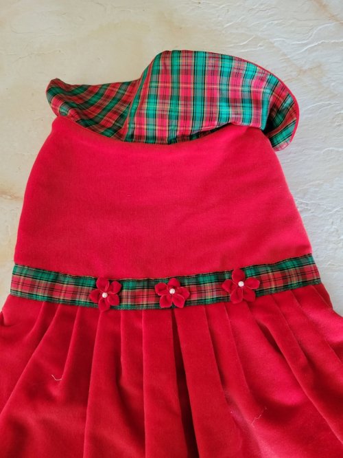 Precious Handmade Fancy Red Christmas Dress!