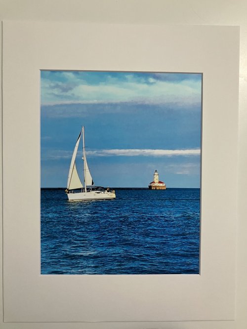 Sailboat on Water Photograph