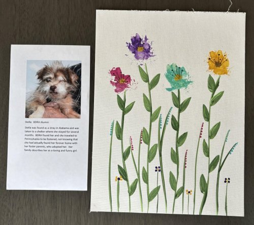 Paw Print Art by Stella