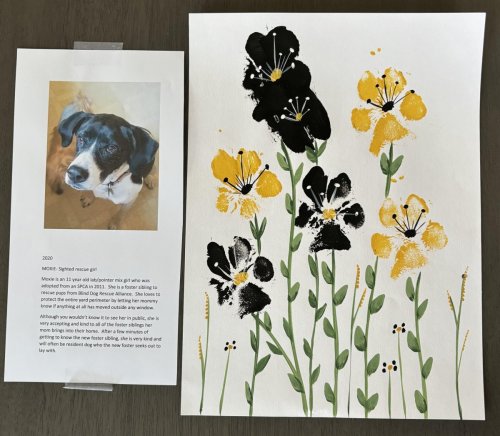 Paw Print Art by Moxie