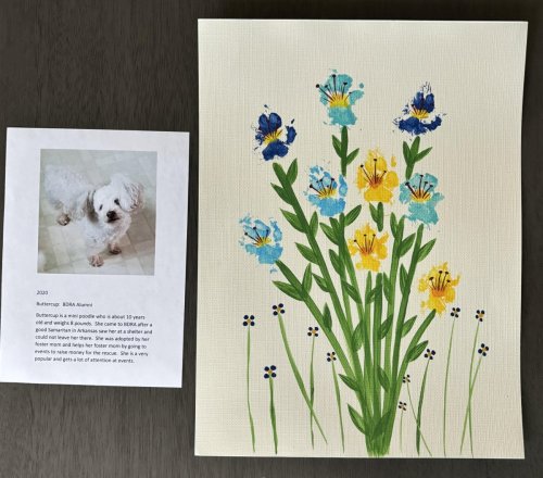 Paw Print Art by Buttercup