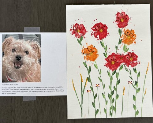 Paw Print Art by Charlie Mae