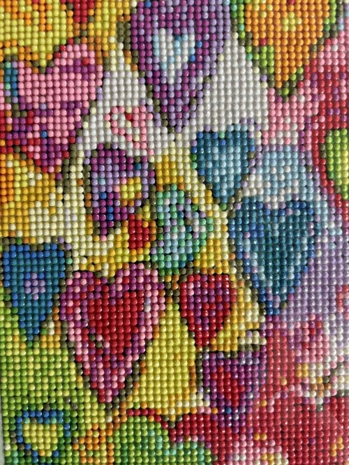 Colorful Hearts Diamond Painting 