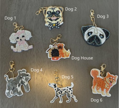 Diamond Art Charm: Miniature Poodle