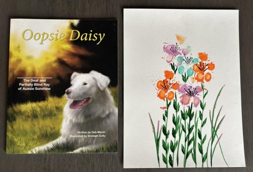 Oopsie Daisy Paw Print Art &amp; Book (#1)