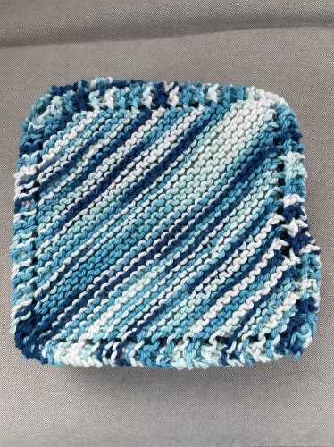 Crochet Dish/Wash Cloth - Blue (6 available)