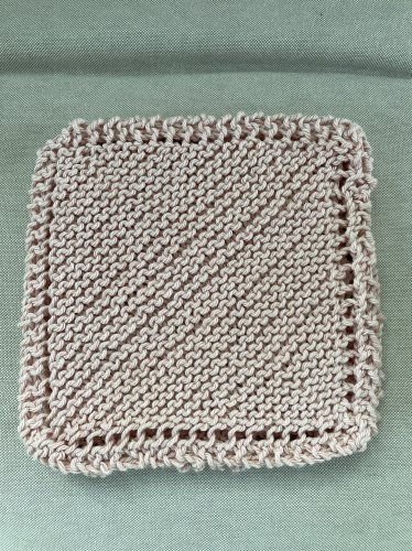 Crochet Dish/Wash Cloth - Tan (2 available)