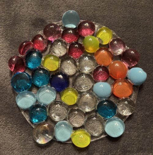 Sun Catcher: multi-color stones